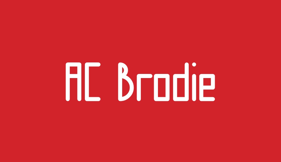 AC Brodie font big