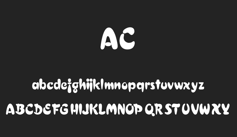 AC font