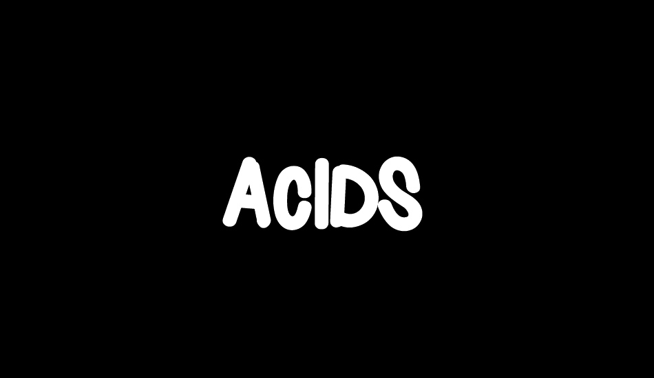 Acids font big