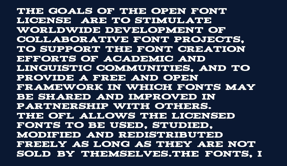 Acknowledgement font 1