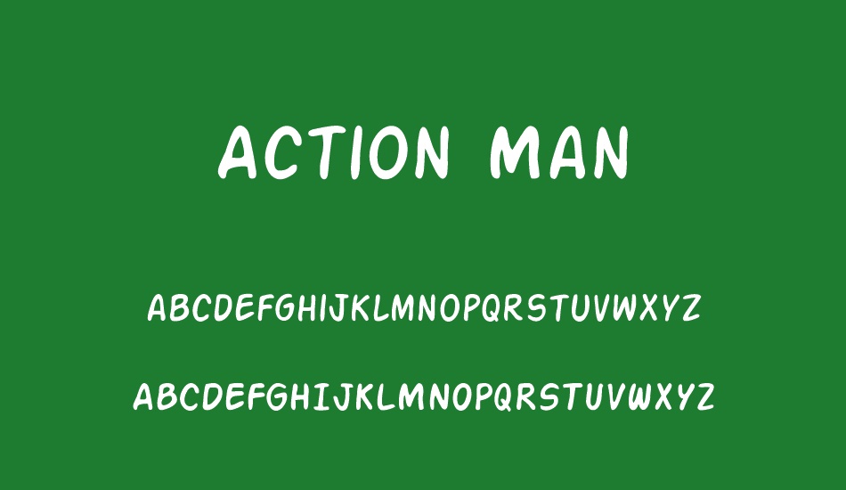 Action Man font