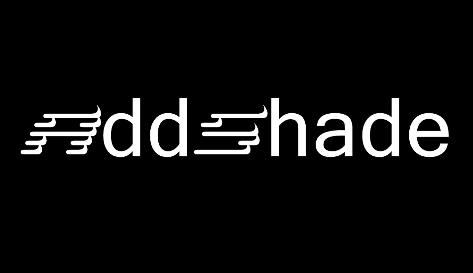 AddShade font big