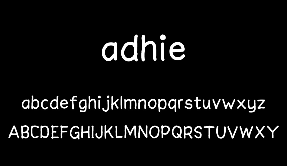 adhie font