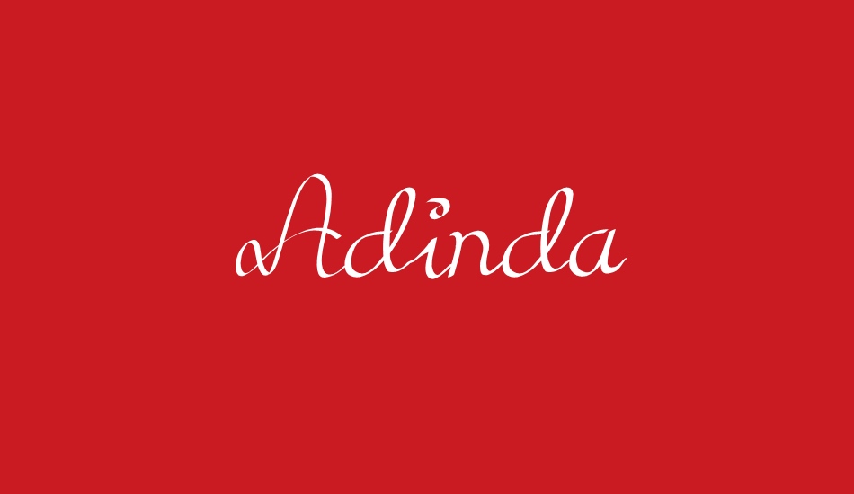 Adinda font big