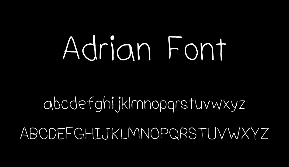 Adrian Font font