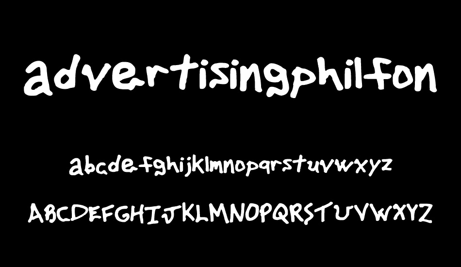 advertisingphilfont font