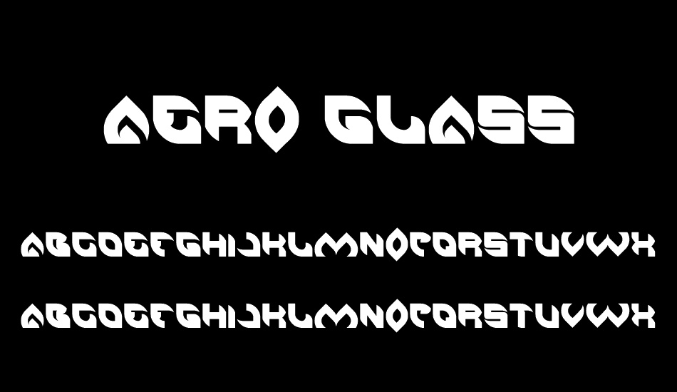 AERO GLASS font