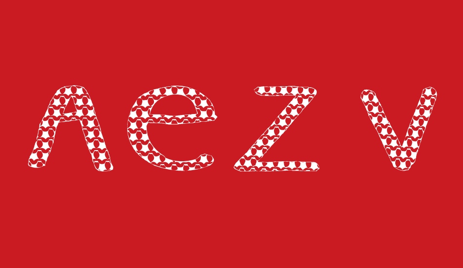 AEZ Vanity font big