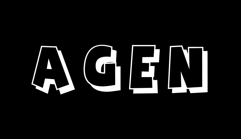 Agent Red font big