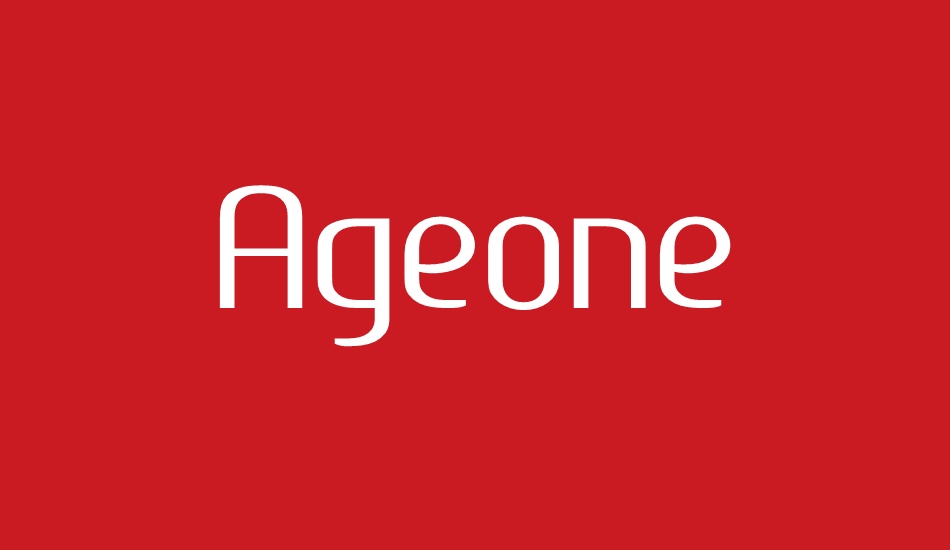 Ageone font big