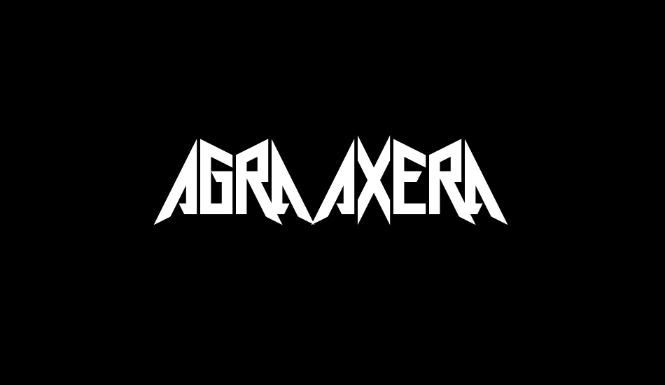 Agra Axera font big