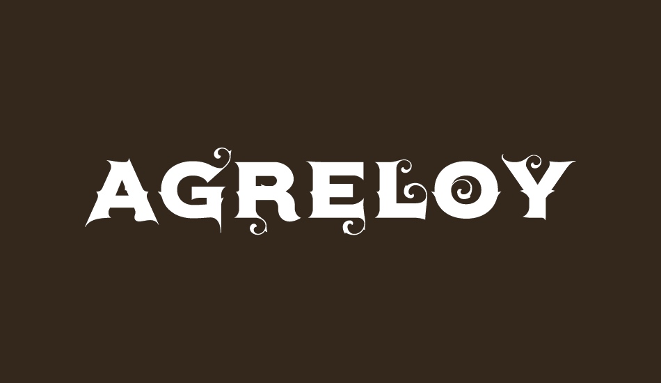 agreloy font big