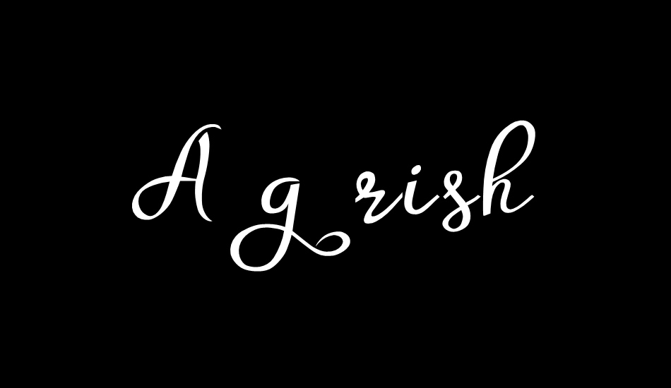 Agrish font big