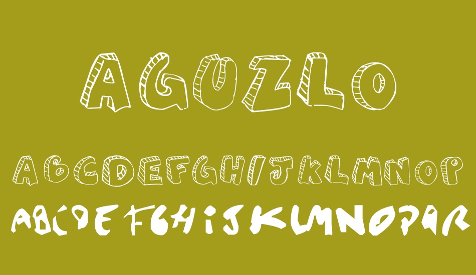 aguzlo font