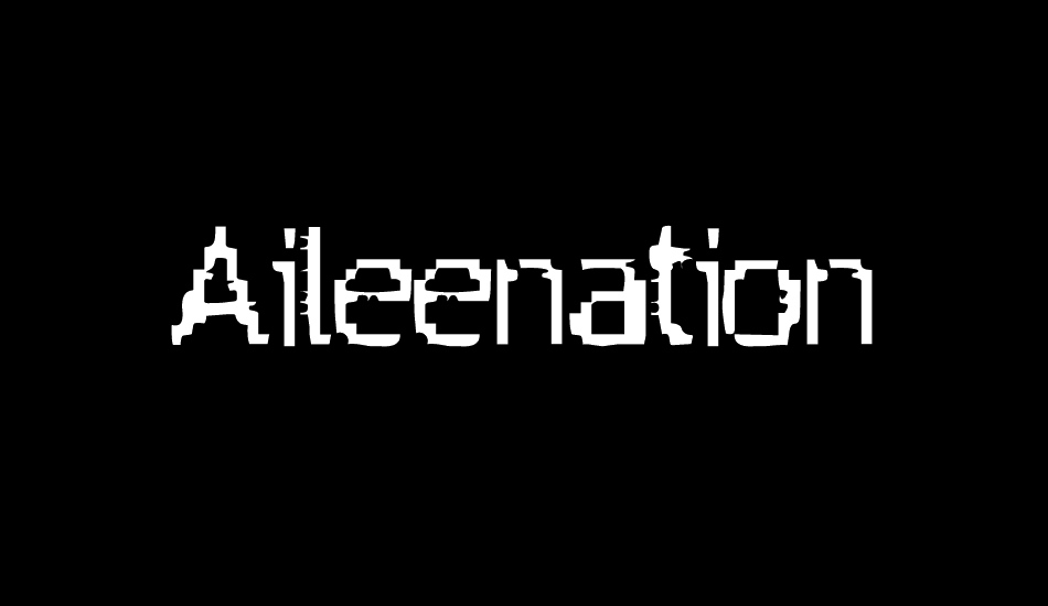 Aileenation font big