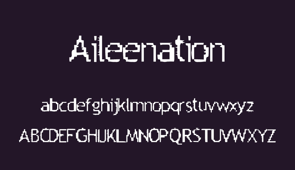 Aileenation font