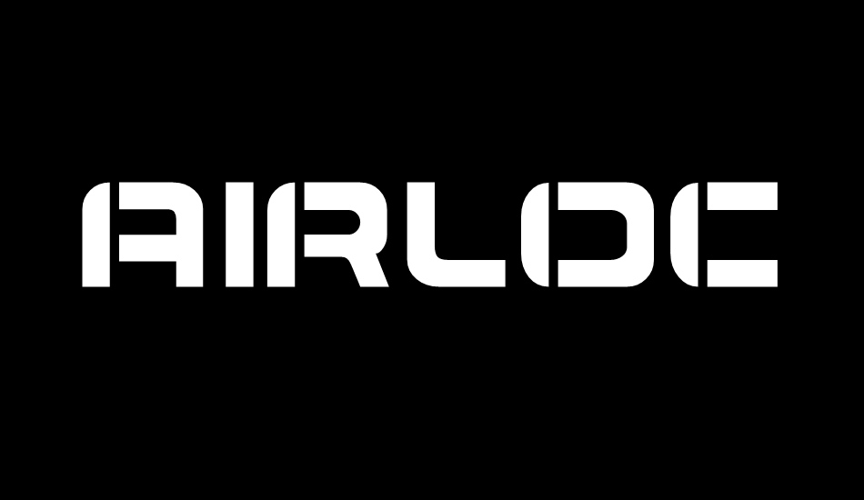 Airlock font big