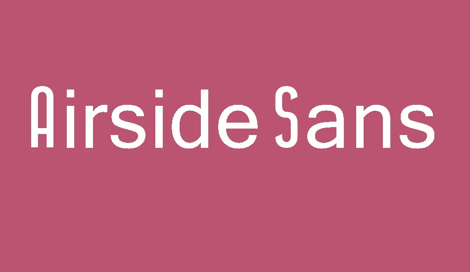 Airside Sans font big