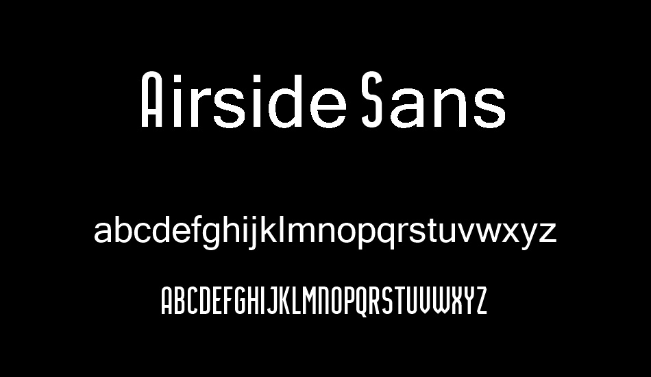 Airside Sans font