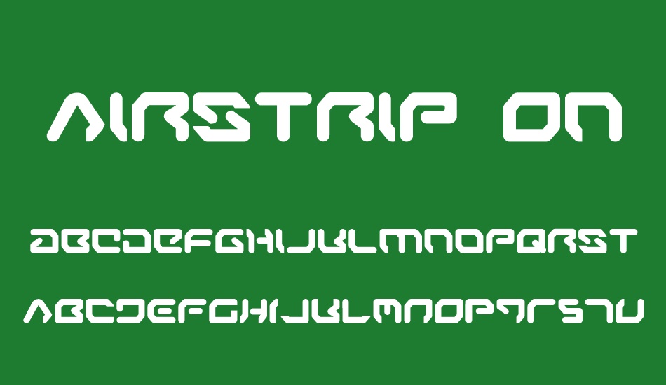 Airstrip One font