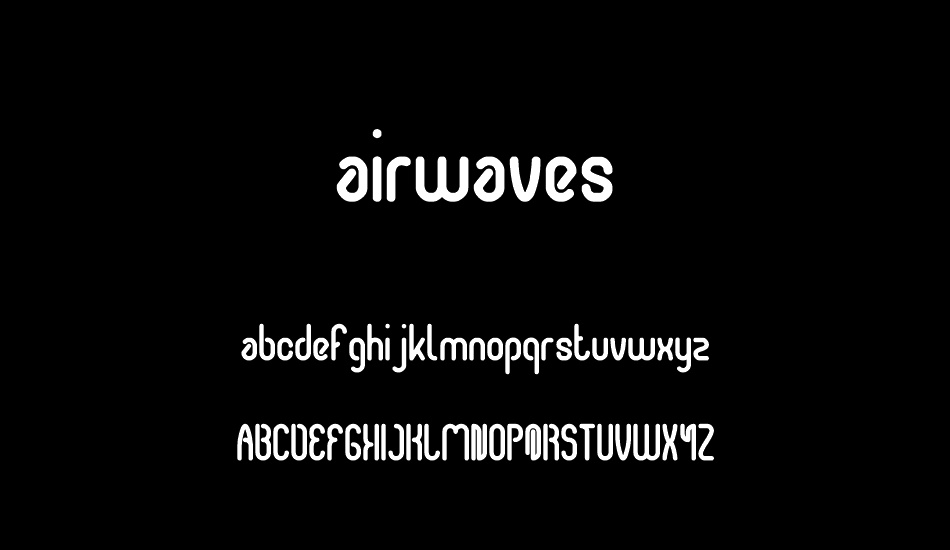 airwaves font