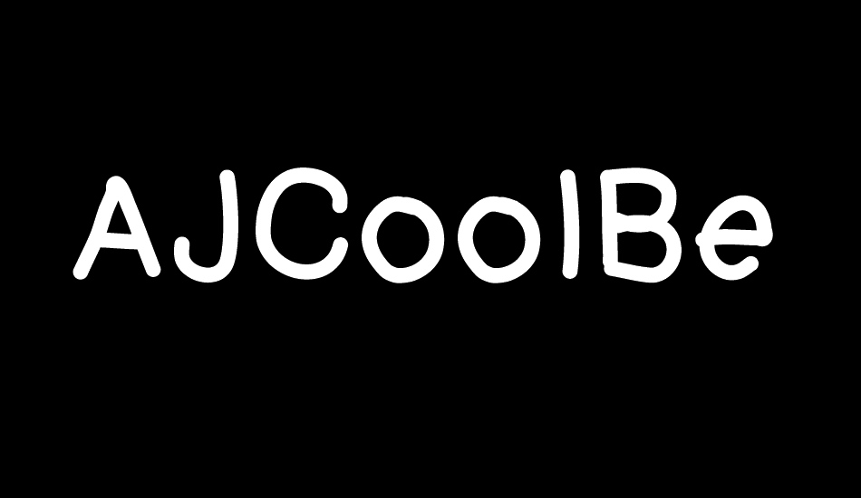 AJCoolBeans font big