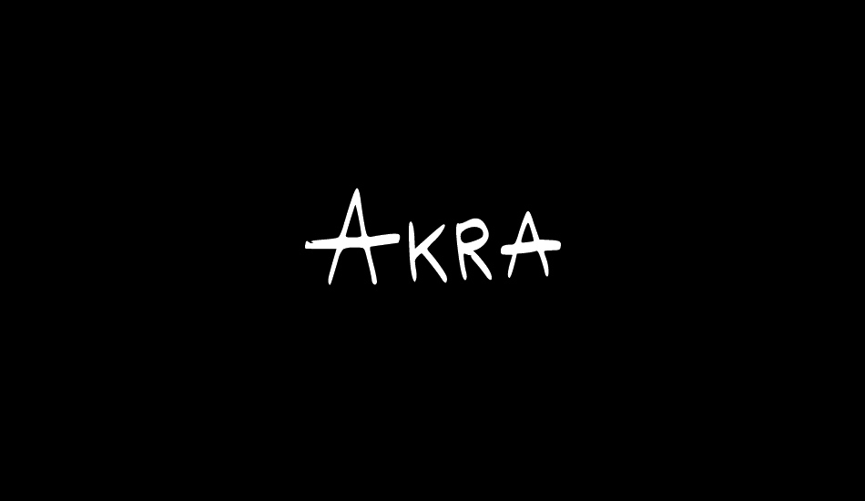 Akra font big