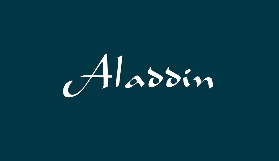 Aladdin free font