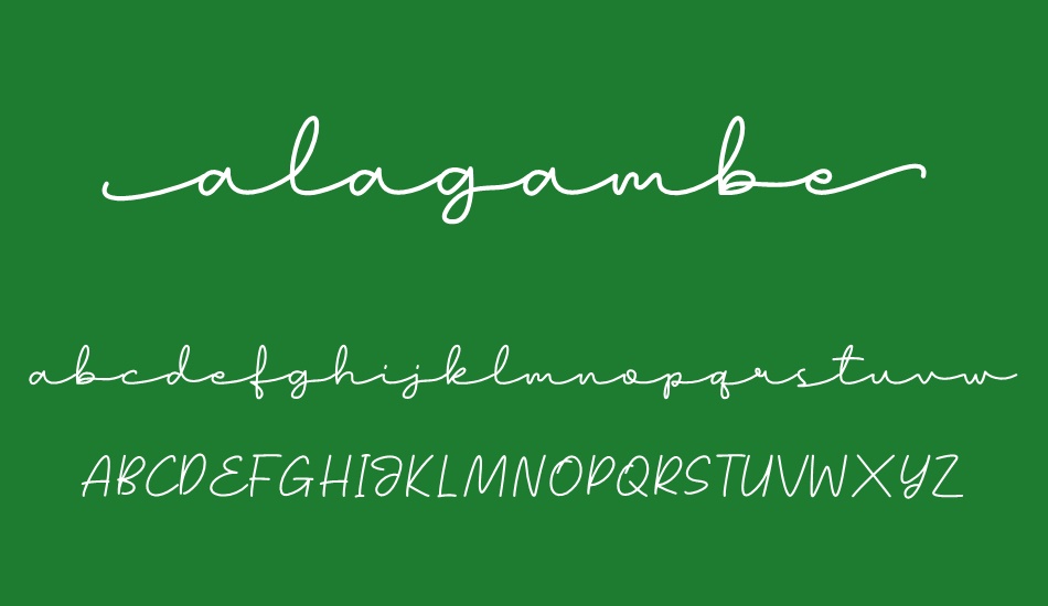 alagambe font