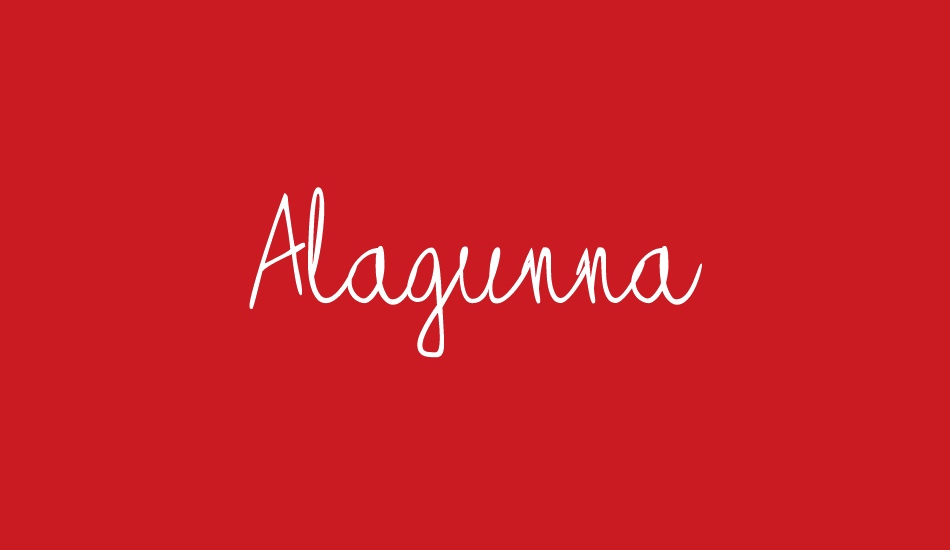 Alagunna font big