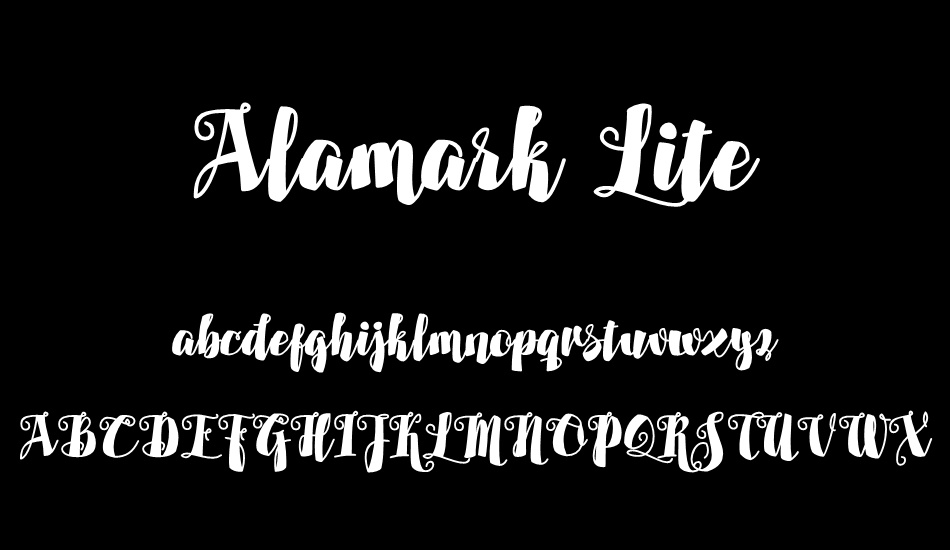 Alamark Lite Free font