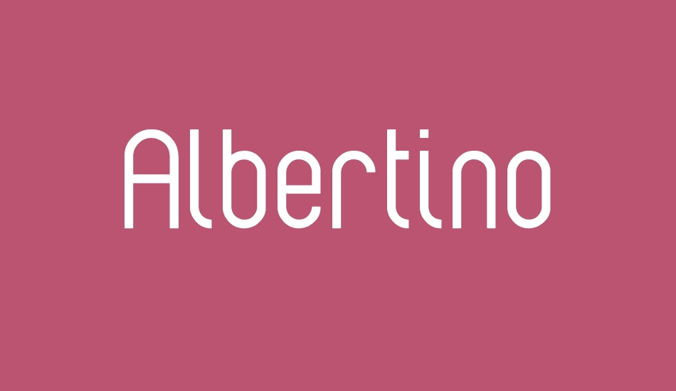 Albertino font big