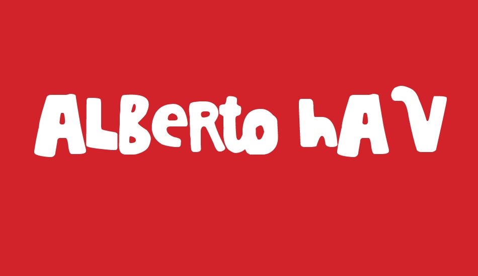 Alberto ha Vuelto! font big