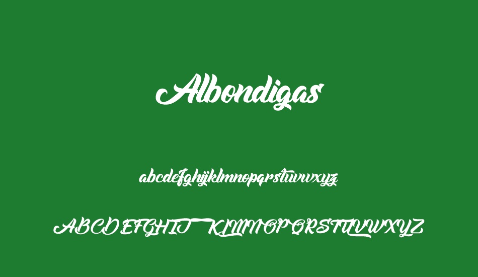 Albondigas font