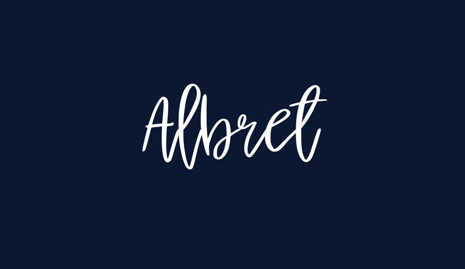 Albret font big