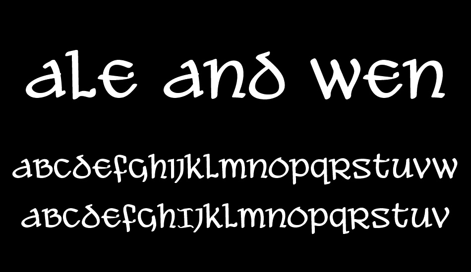 Ale and Wenches BB font