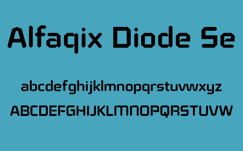Alfaqix font
