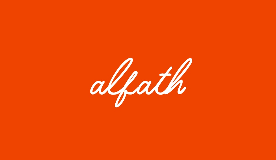 alfath font big