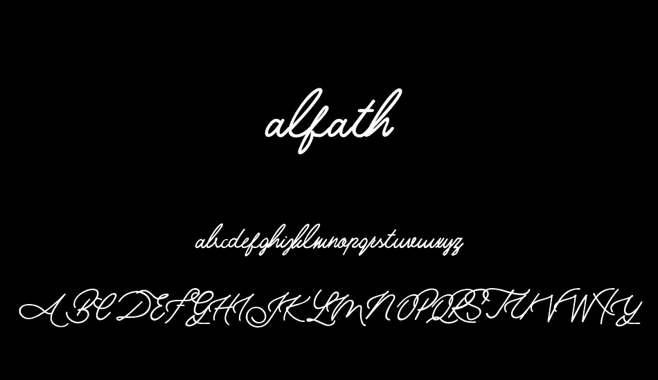 alfath font