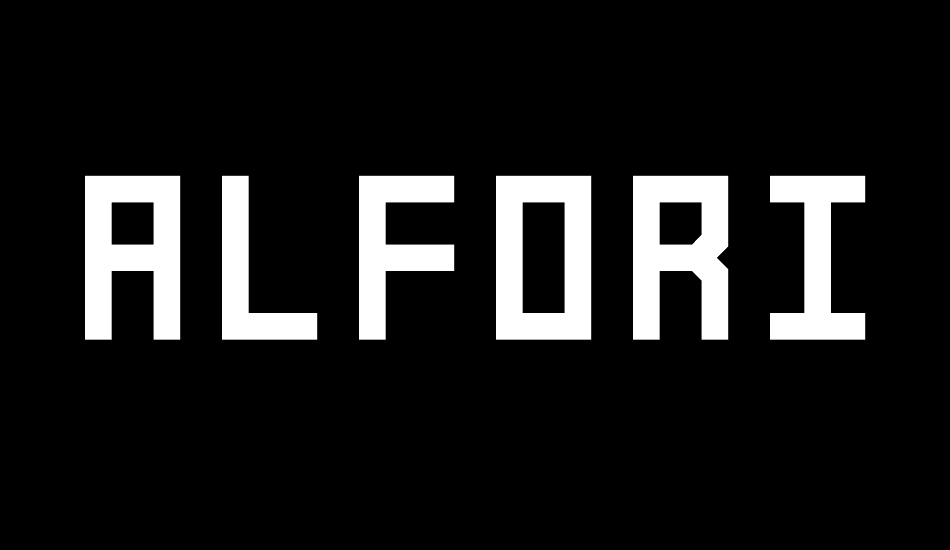 Alforim font big