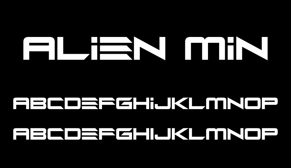 Alien Mine font