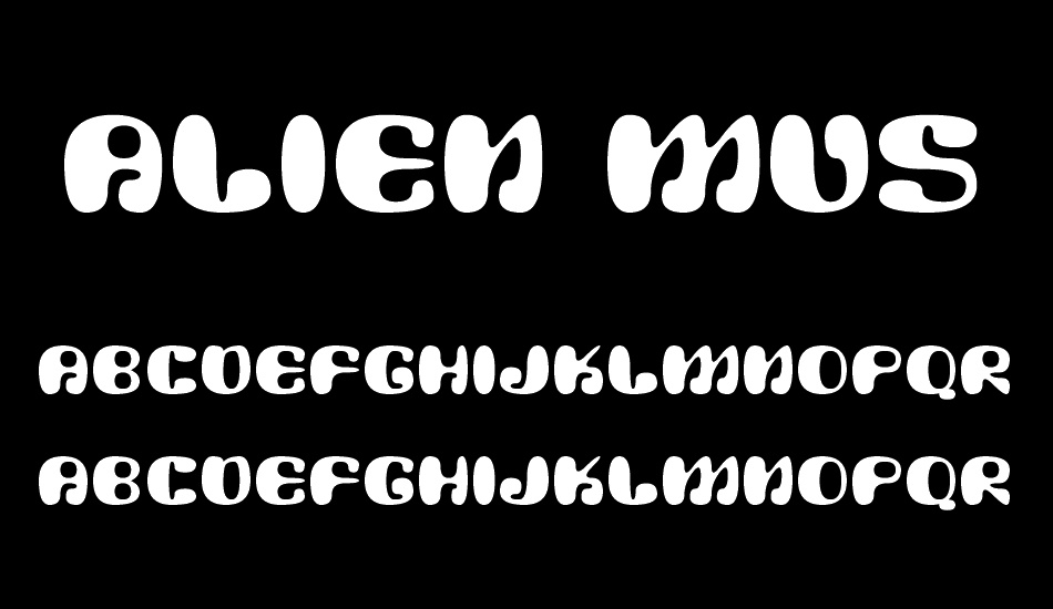 Alien Mushrooms font