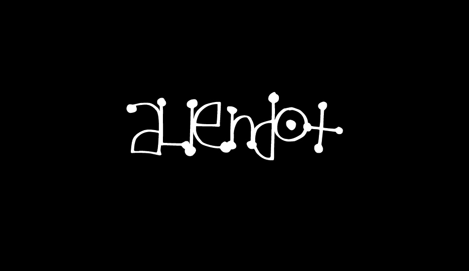 AlienDot font big