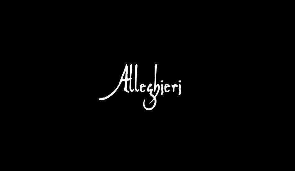 Alleghieri Demo font big