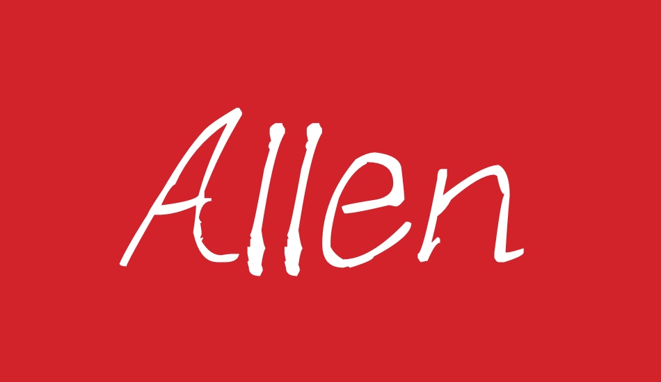 Allen font big