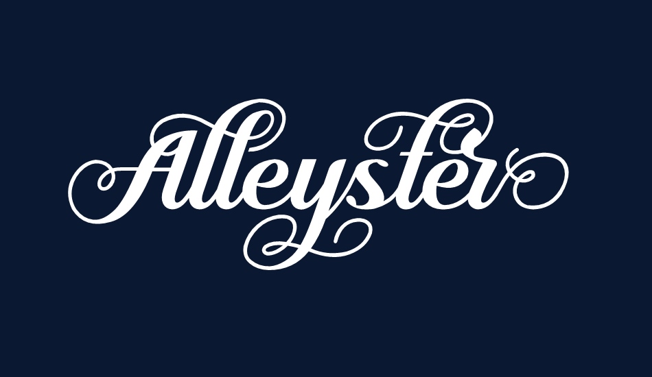 Alleyster font big