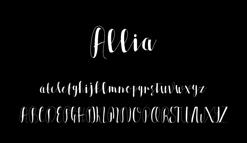 Allia font