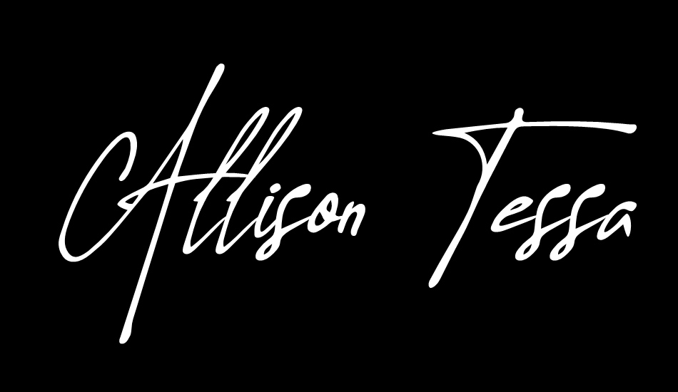 Allison Tessa font big