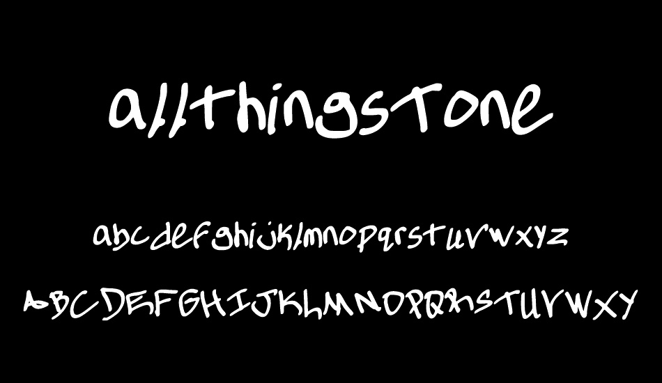 allthingsTone font