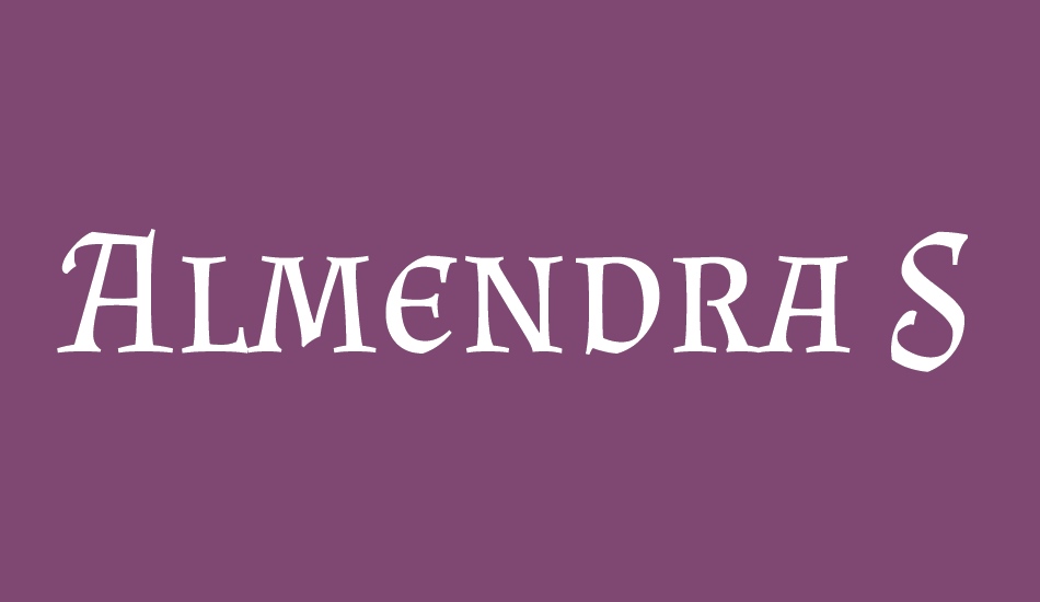 Almendra SC font big